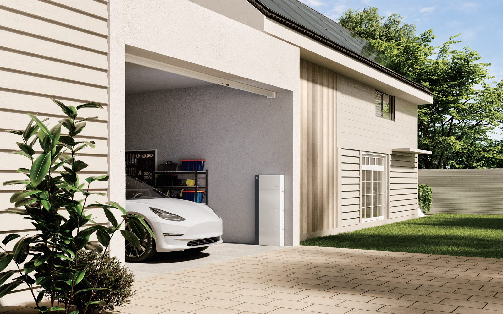AlphaESS thuisbatterij bij een woning