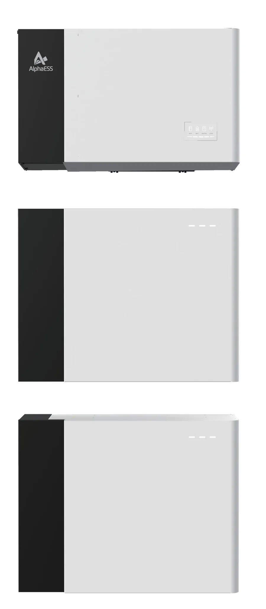 De SMILE G3 omvormer en twee typen batterijmodules