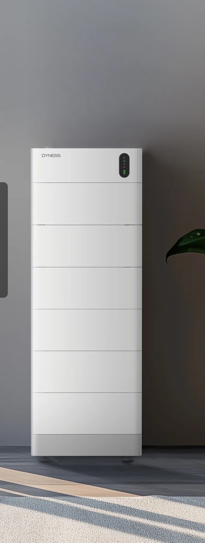 Dyness Tower Pro binnen bij openslaande deuren