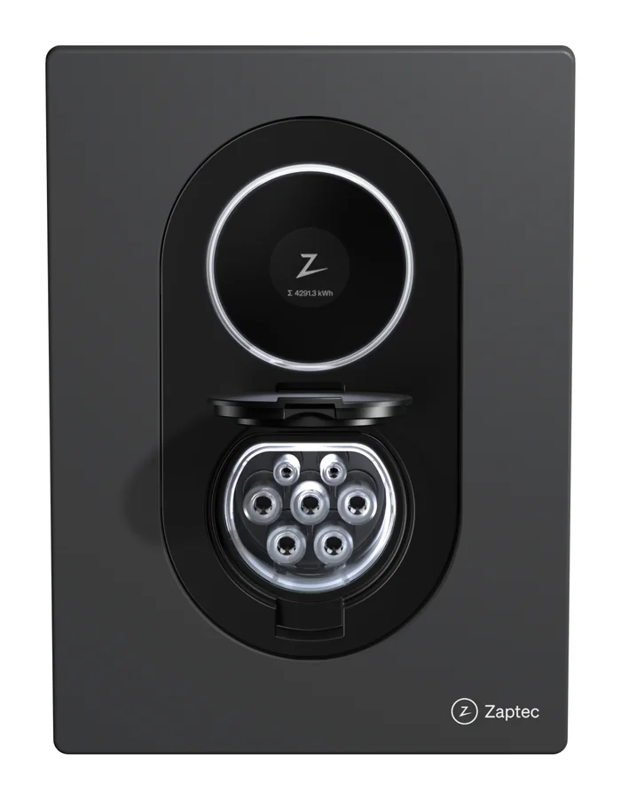 Zaptec Go 2 in Rock Grey