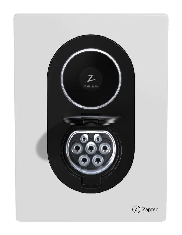 Zaptec Go 2 in Cloud White
